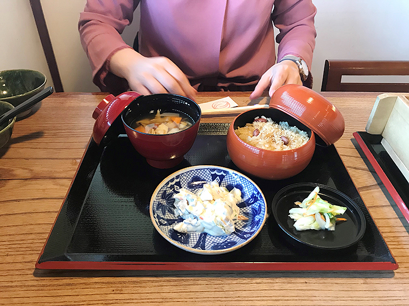 江口だんご｜醤油赤飯