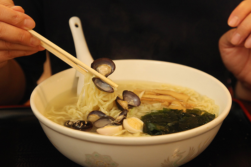 村上市　食菜 和ごころ　しじみラーメン